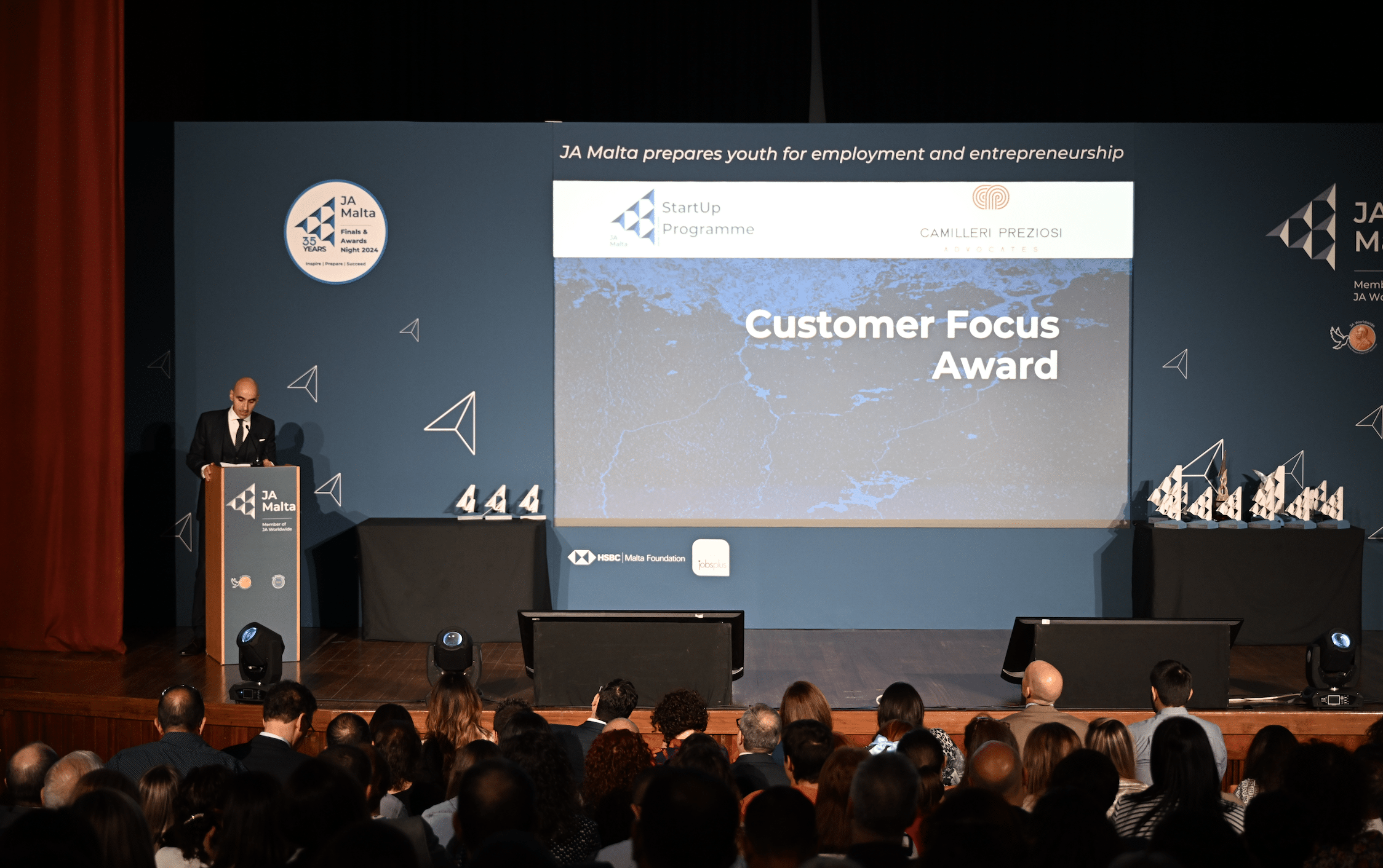 Camilleri Preziosi sponsors JA Malta’s Customer Focus Award